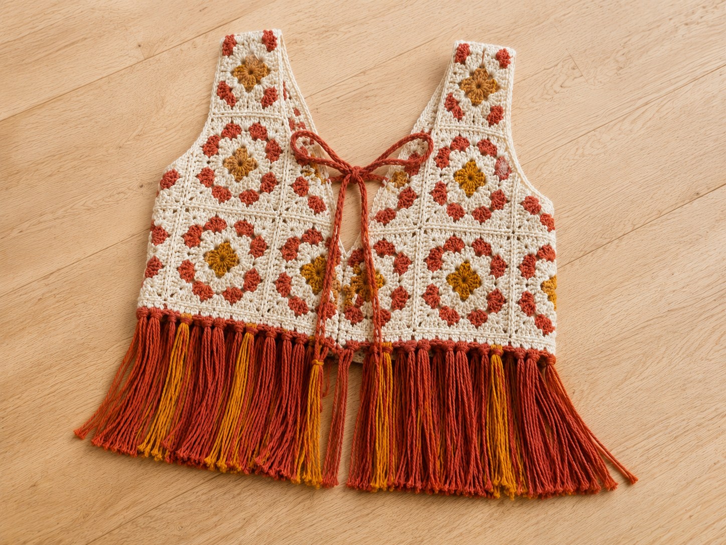 Boho Crop Top Crochet Pattern - 15 Motifs, One Easy Method