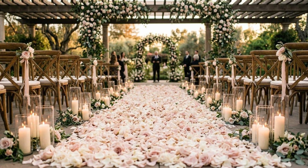 Pastel Wedding Aisle Ideas for a Dreamy Ceremony