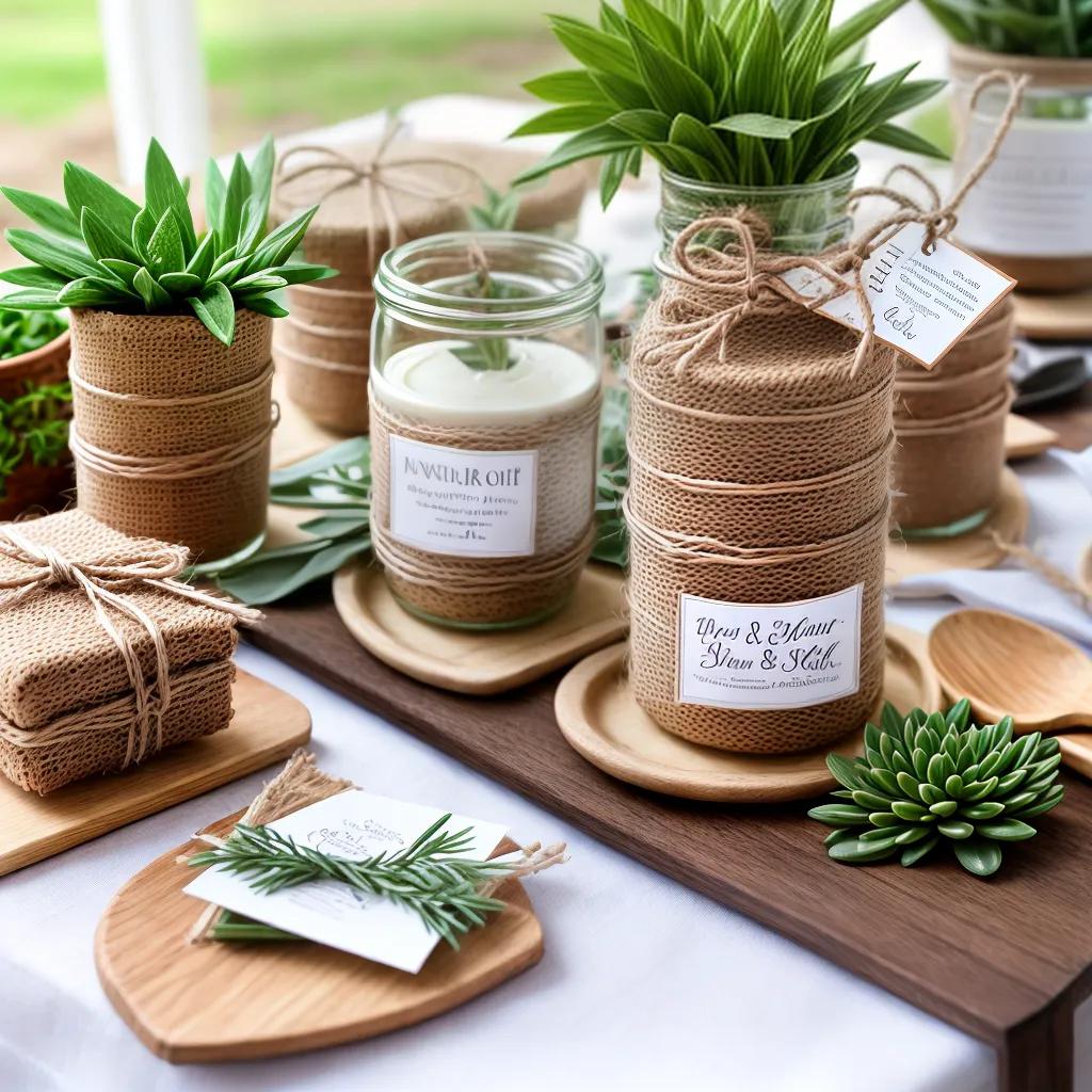 Boho wedding guest favors