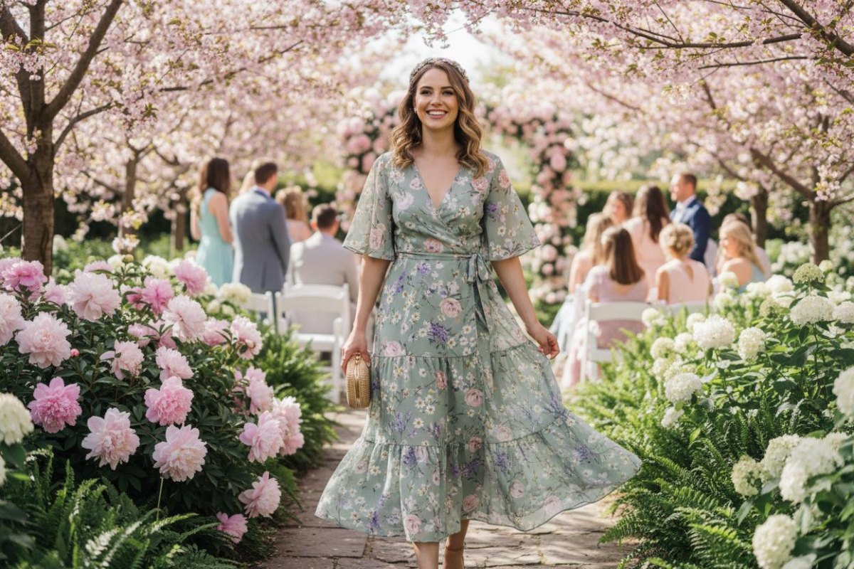 Casual chic spring wedding dress