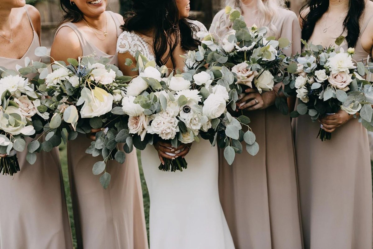Eucalyptus bridesmaid bouquet