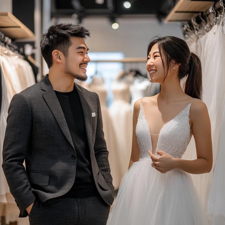 Budget friendly wedding dress shopping