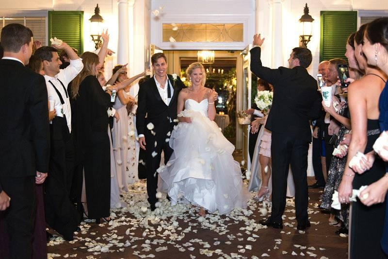Newlyweds leaving for honeymoon