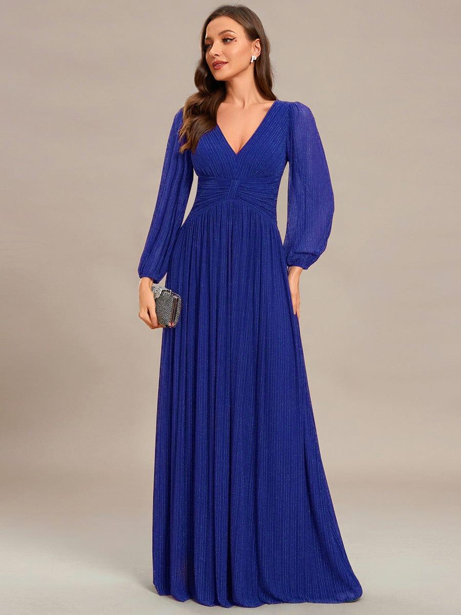 Long sleeve wedding guest dress
