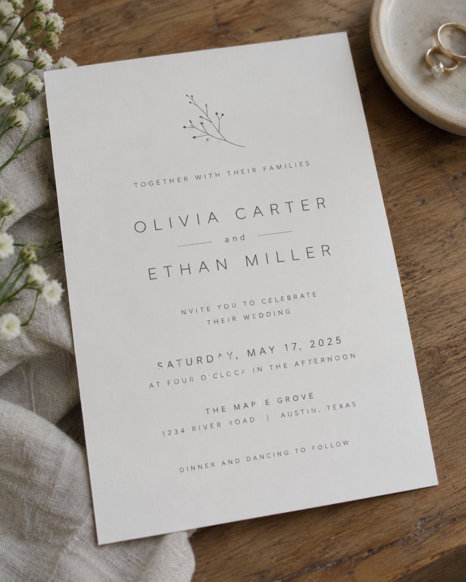 13 Modern Wedding Invitation Design Ideas for 2025