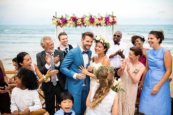 blended family wedding celebration