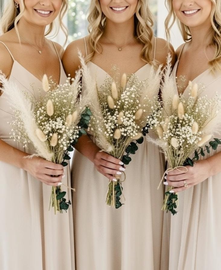 Dried accents greenery bouquet