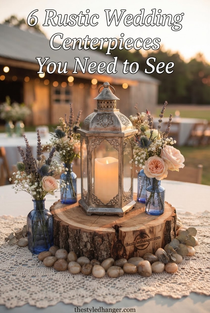 6 Rustic Wedding Centerpieces You Need to See