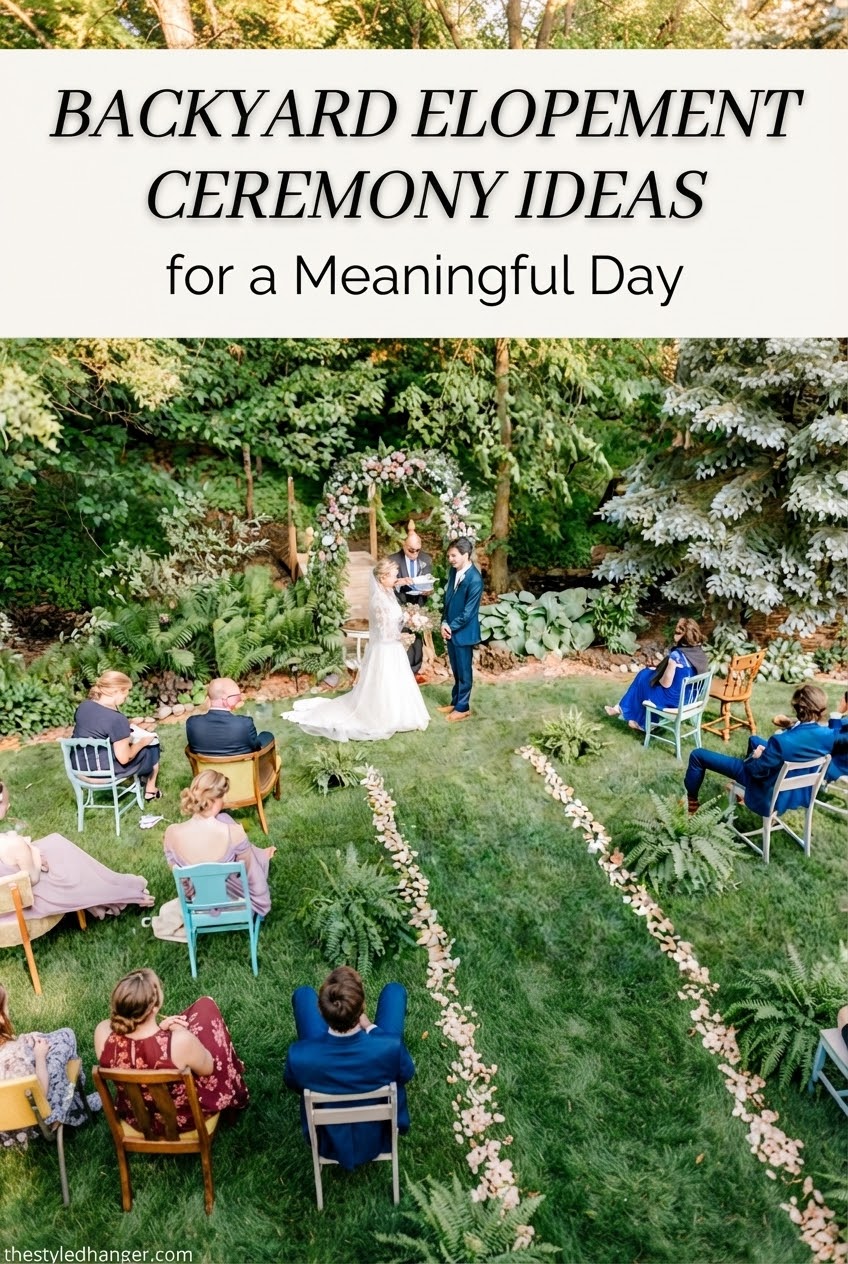 Backyard Elopement Ceremony Ideas for a Meaningful Day