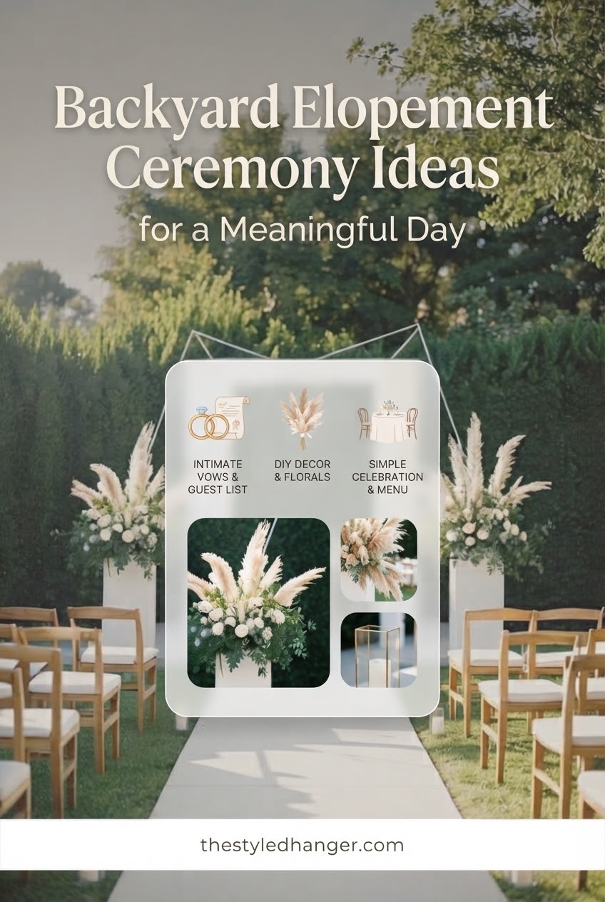 Backyard Elopement Ceremony Ideas for a Meaningful Day