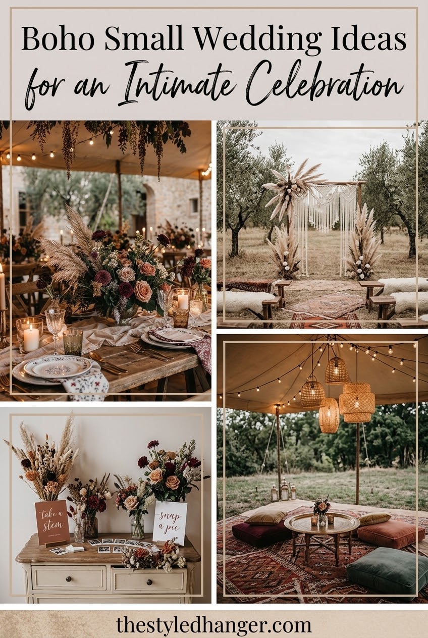 Boho Small Wedding Ideas for an Intimate Celebration