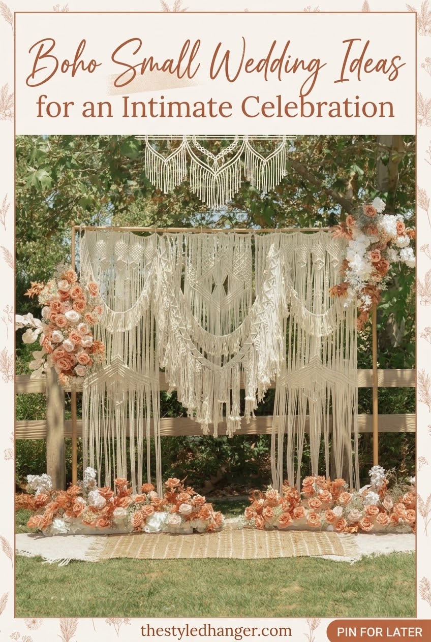 Boho Small Wedding Ideas for an Intimate Celebration