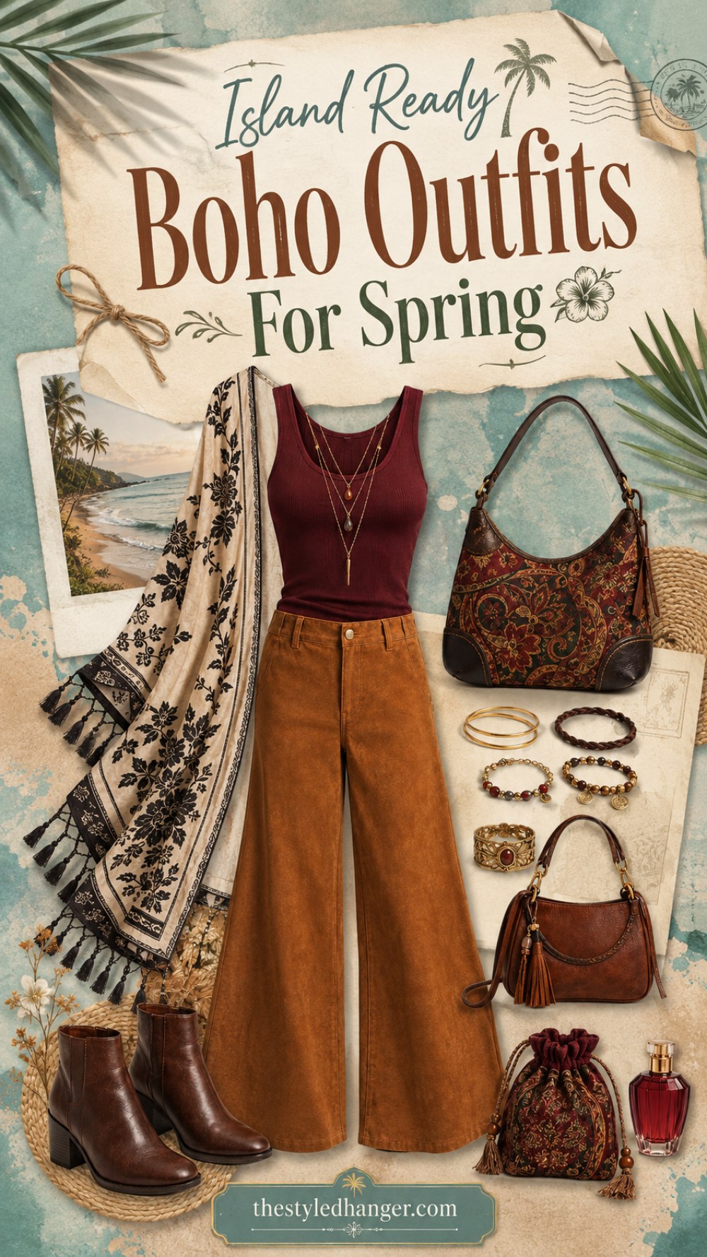 Island Ready Boho Outfits For Spring