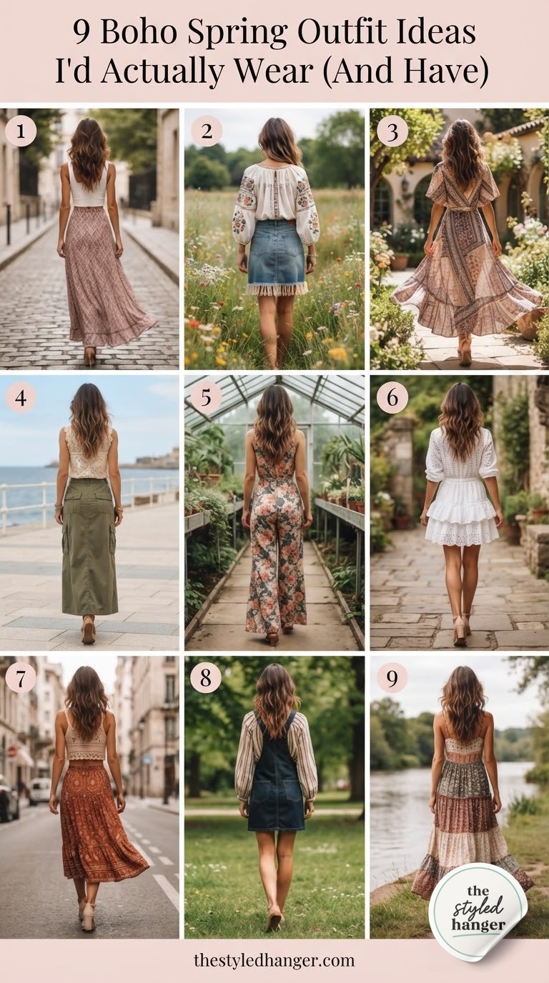 9 Boho Spring Outfit Ideas I'd Actually Wear (And Have)