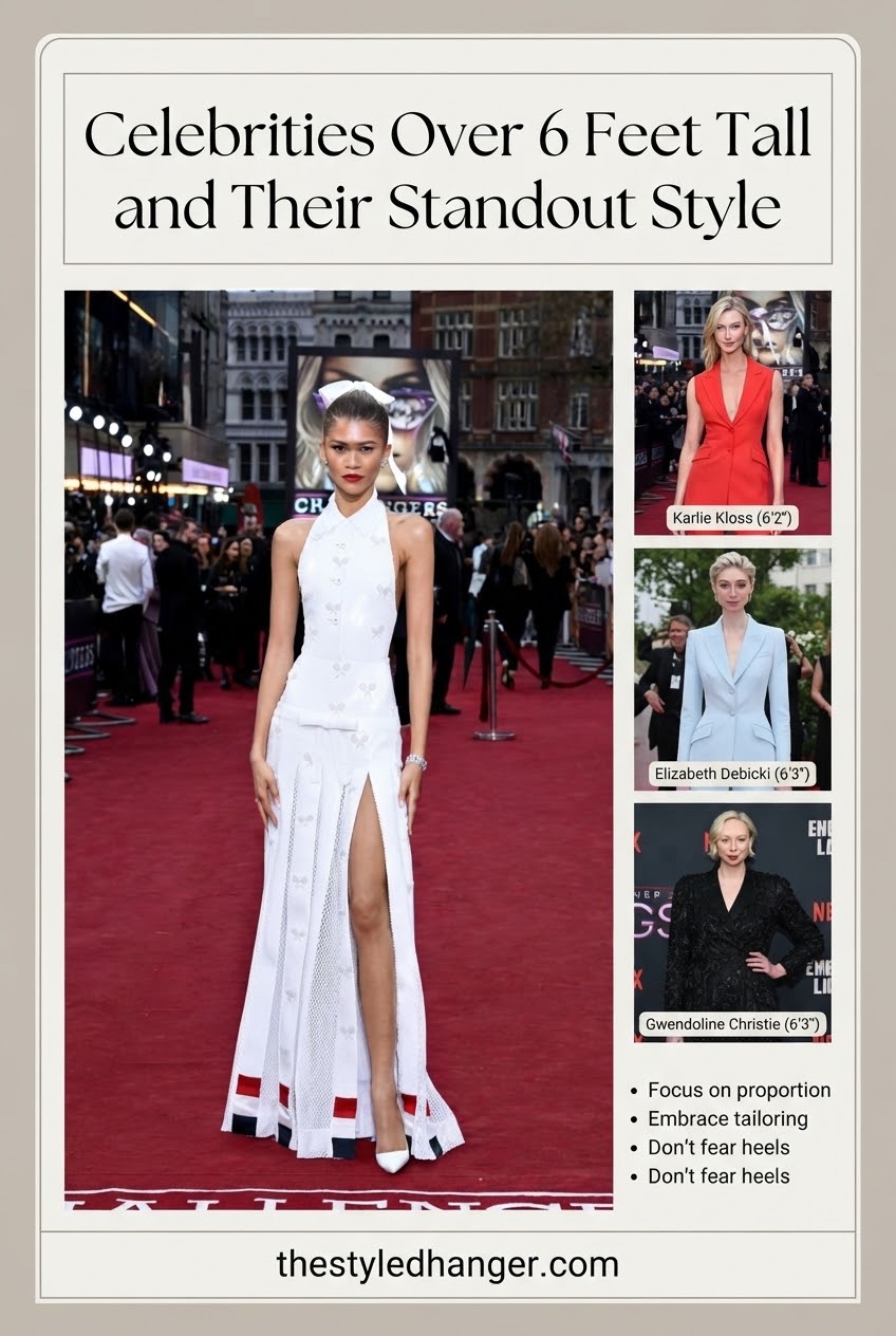Celebrities Over 6 Feet Tall and Their Standout Style