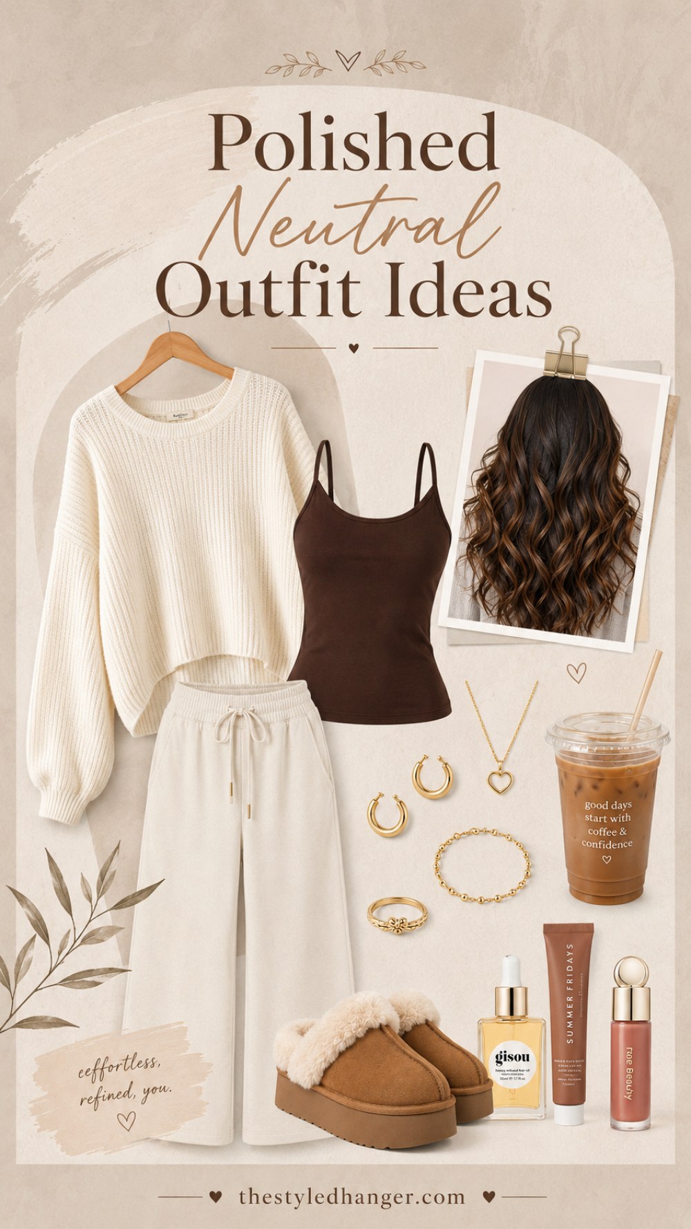 Polished Neutral Outfit Ideas