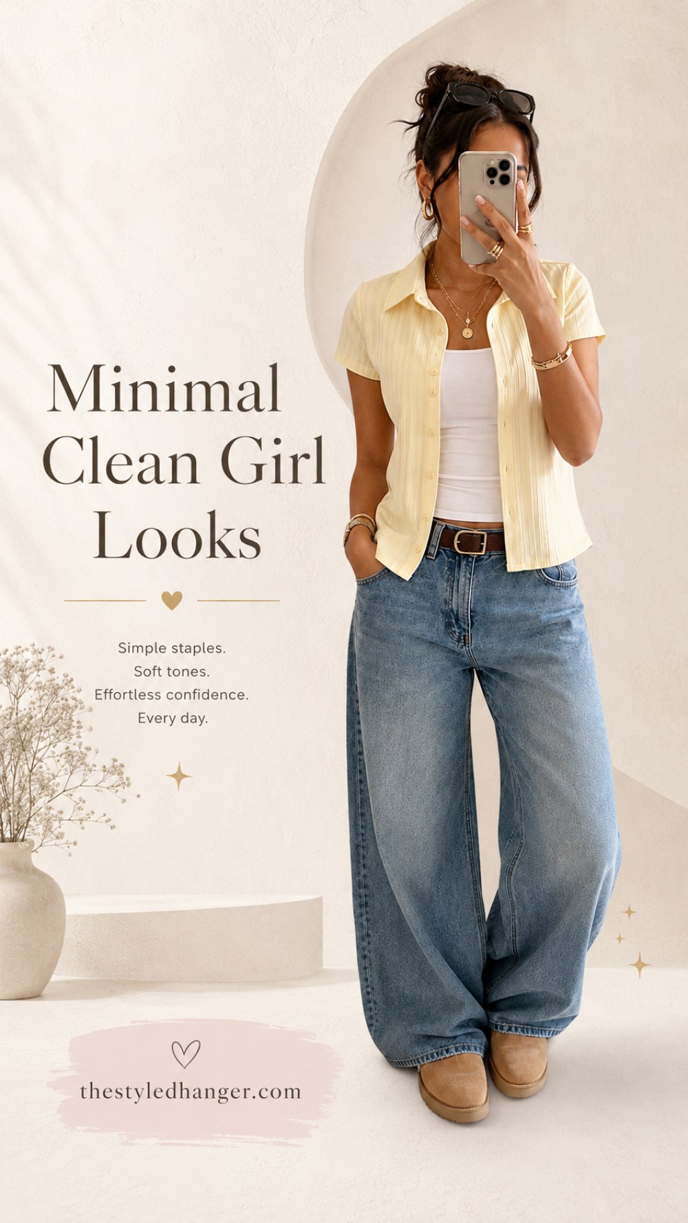 Minimal Clean Girl Looks