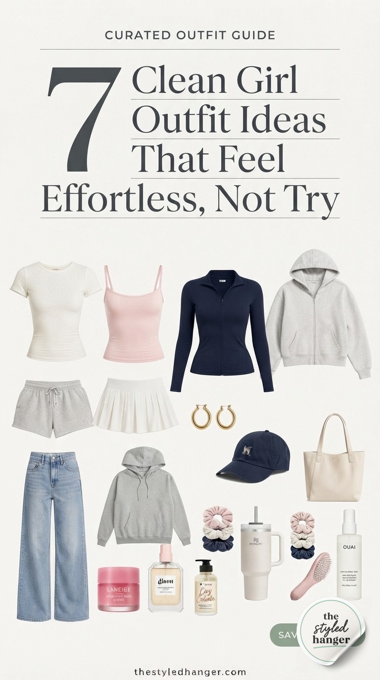 7 Clean Girl Outfit Ideas That Feel Effortless, Not Try -