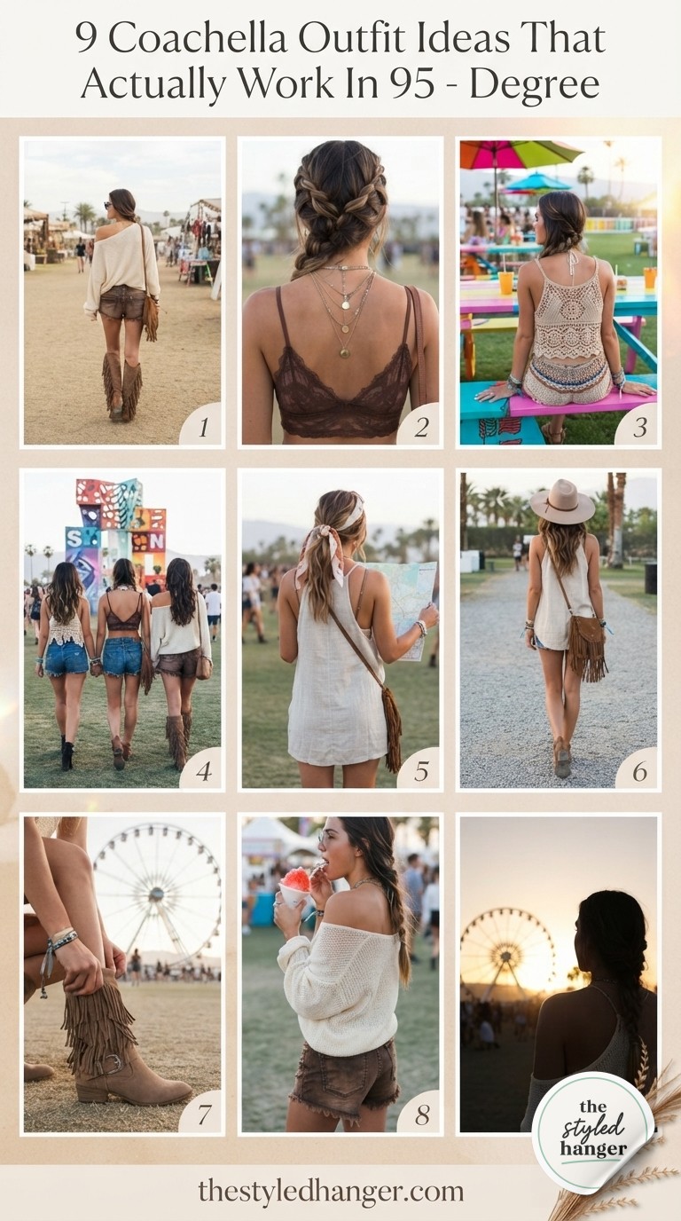 9 Coachella Outfit Ideas That Actually Work In 95 - Degree