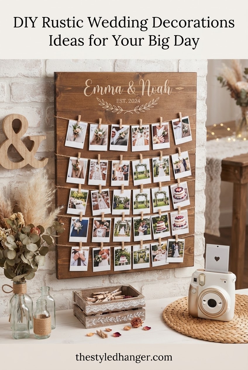DIY Rustic Wedding Decorations Ideas for Your Big Day