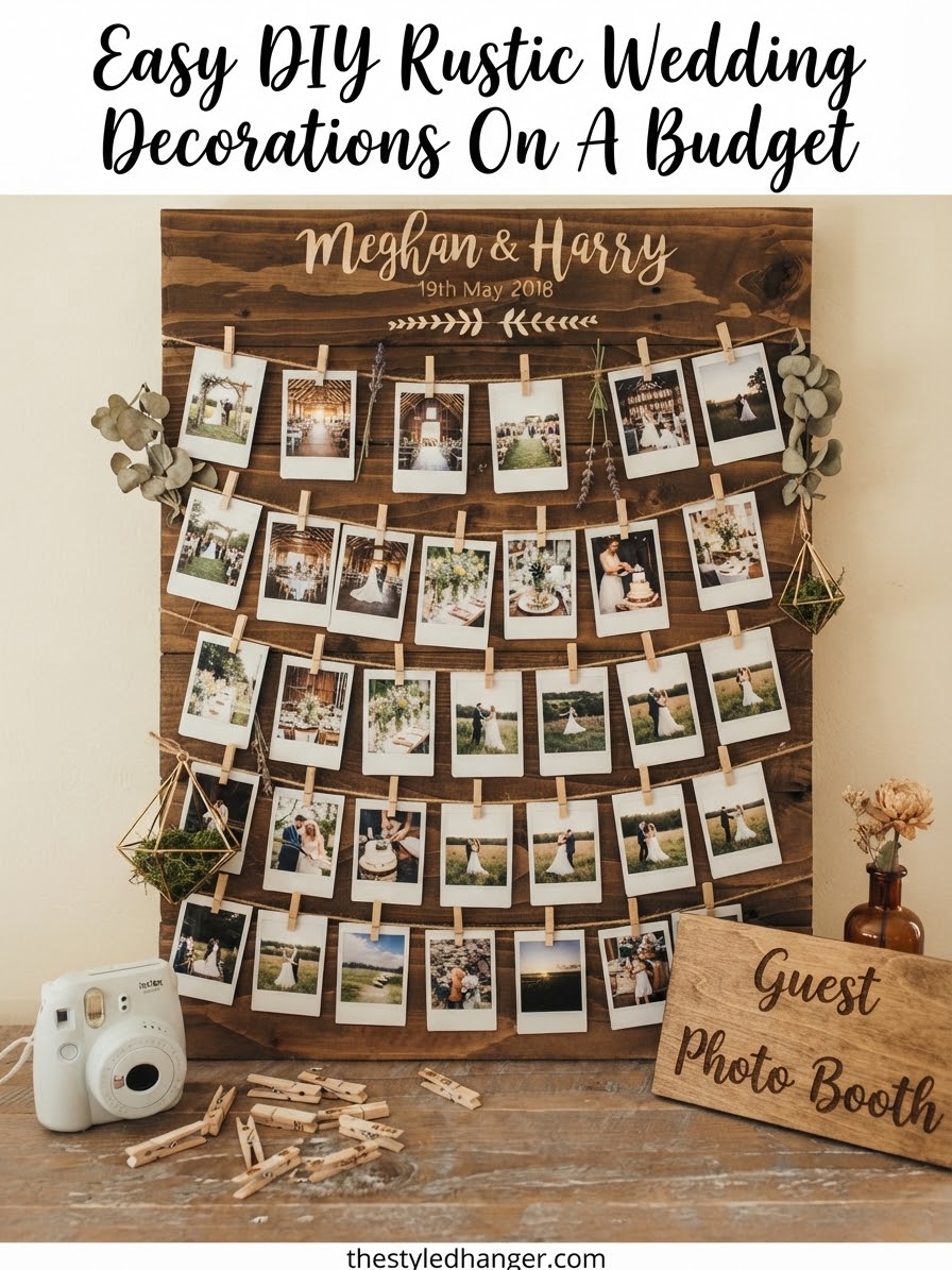 Easy DIY Rustic Wedding Decorations On A Budget