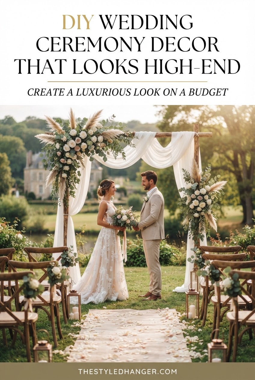 DIY Wedding Ceremony Decor That Looks High-End