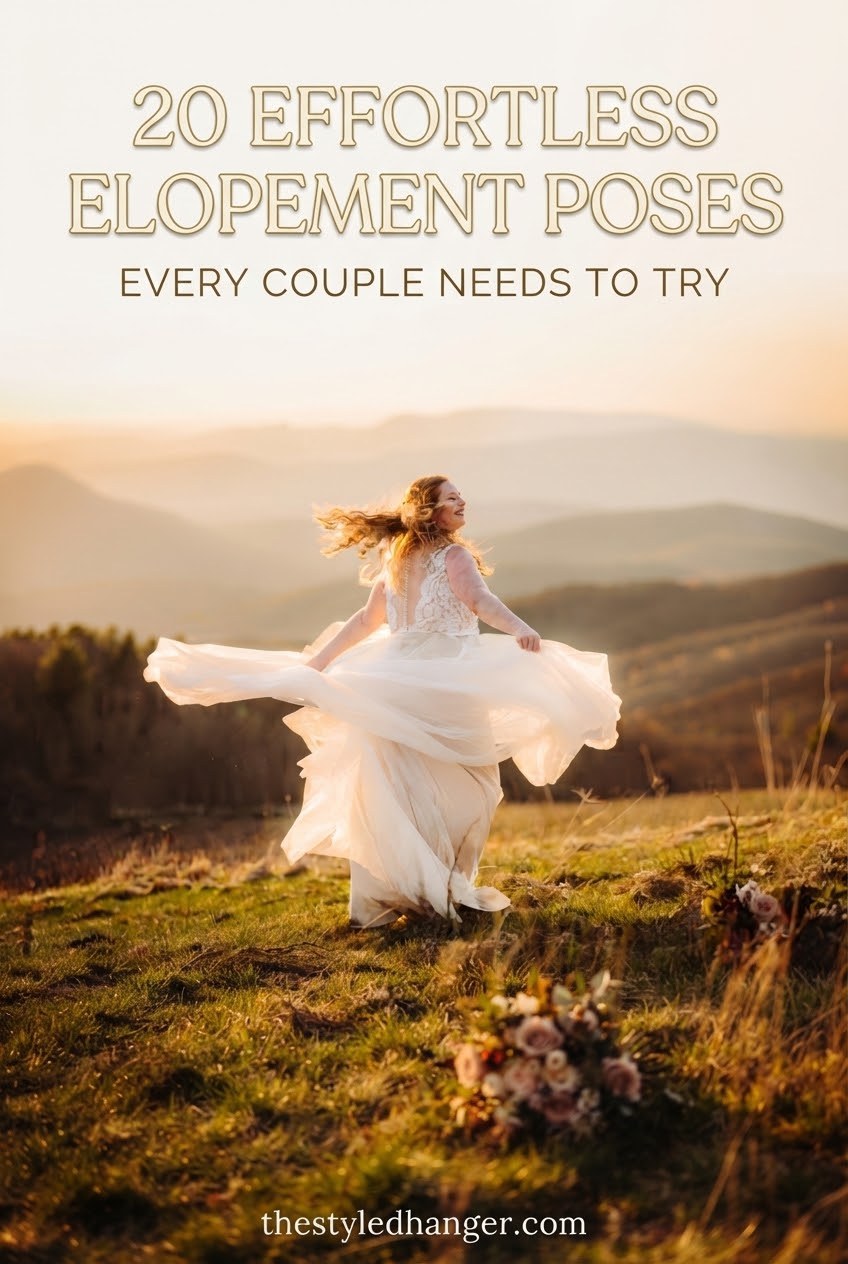 20 Effortless Elopement Poses Every Couple Needs To Try