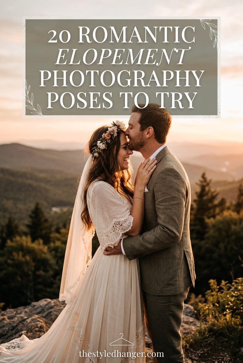 20 Romantic Elopement Photography Poses To Try