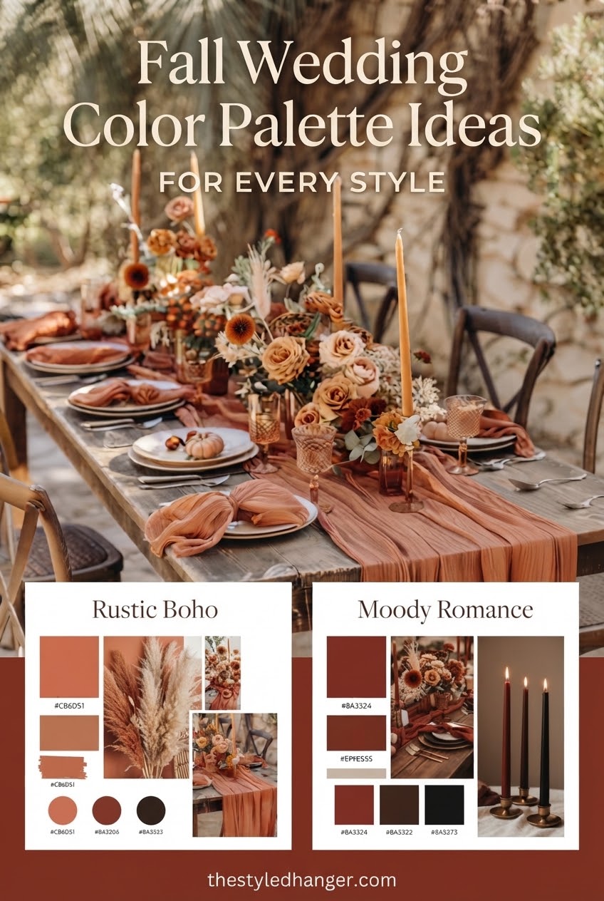 Fall Wedding Color Palette Ideas for Every Style