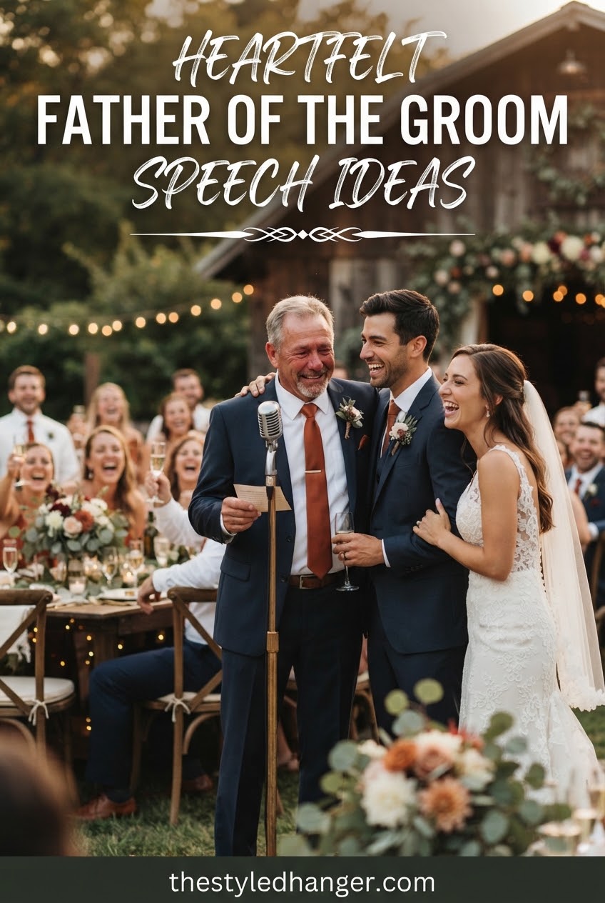Heartfelt Father of the Groom Speech Ideas