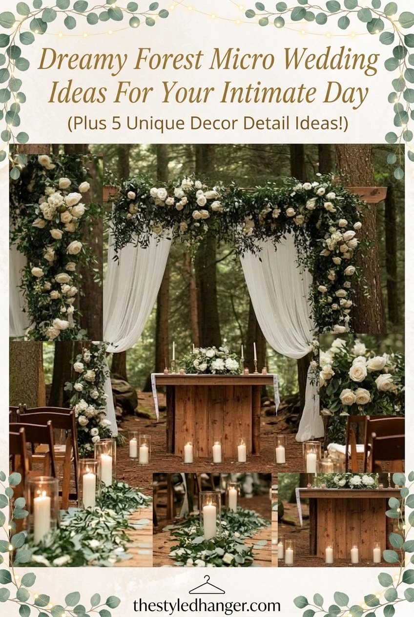 Dreamy Forest Micro Wedding Ideas For Your Intimate Day