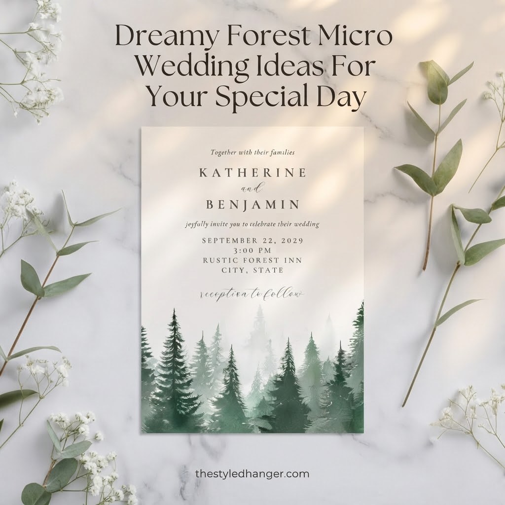 Dreamy Forest Micro Wedding Ideas For Your Special Day