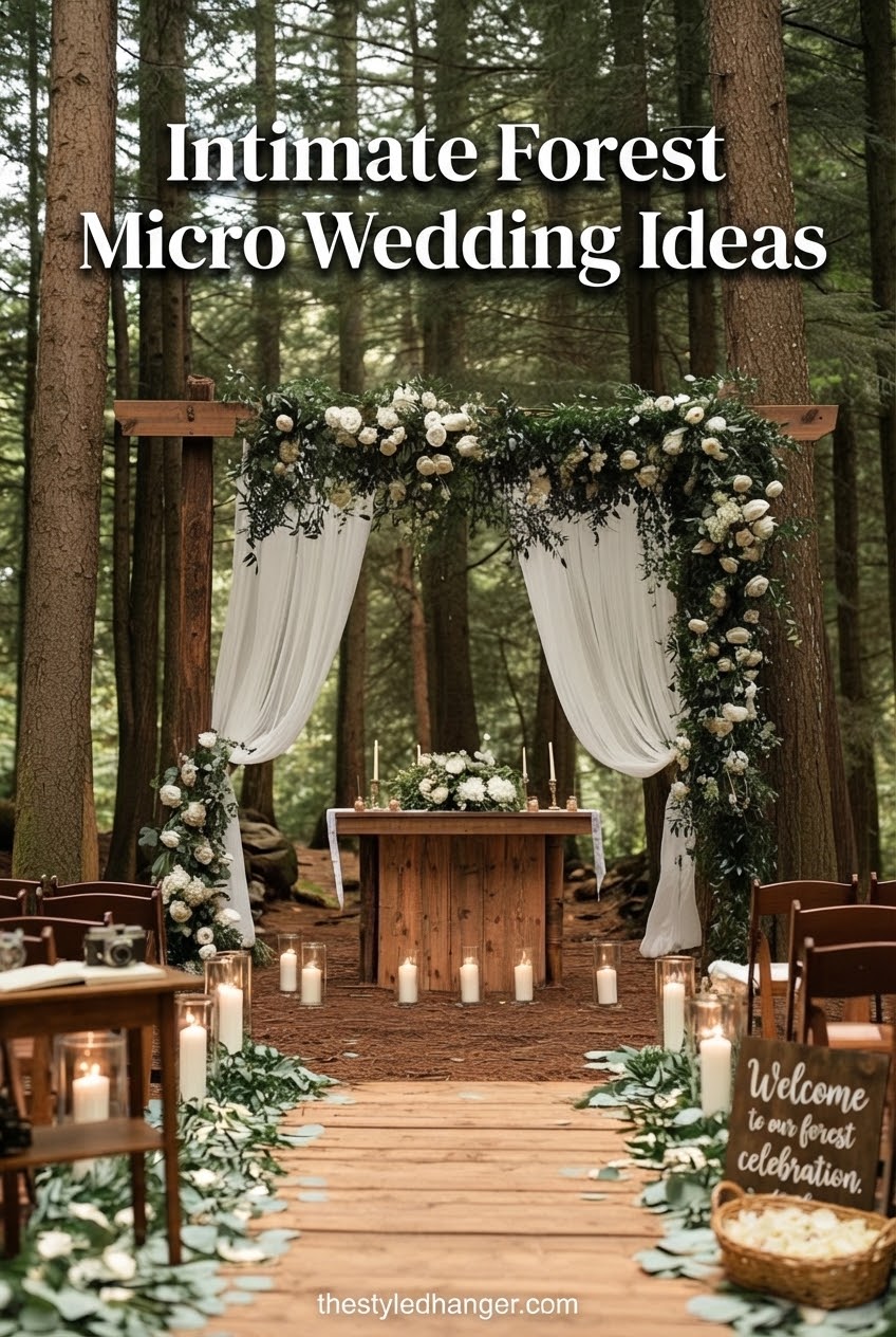 Intimate Forest Micro Wedding Ideas