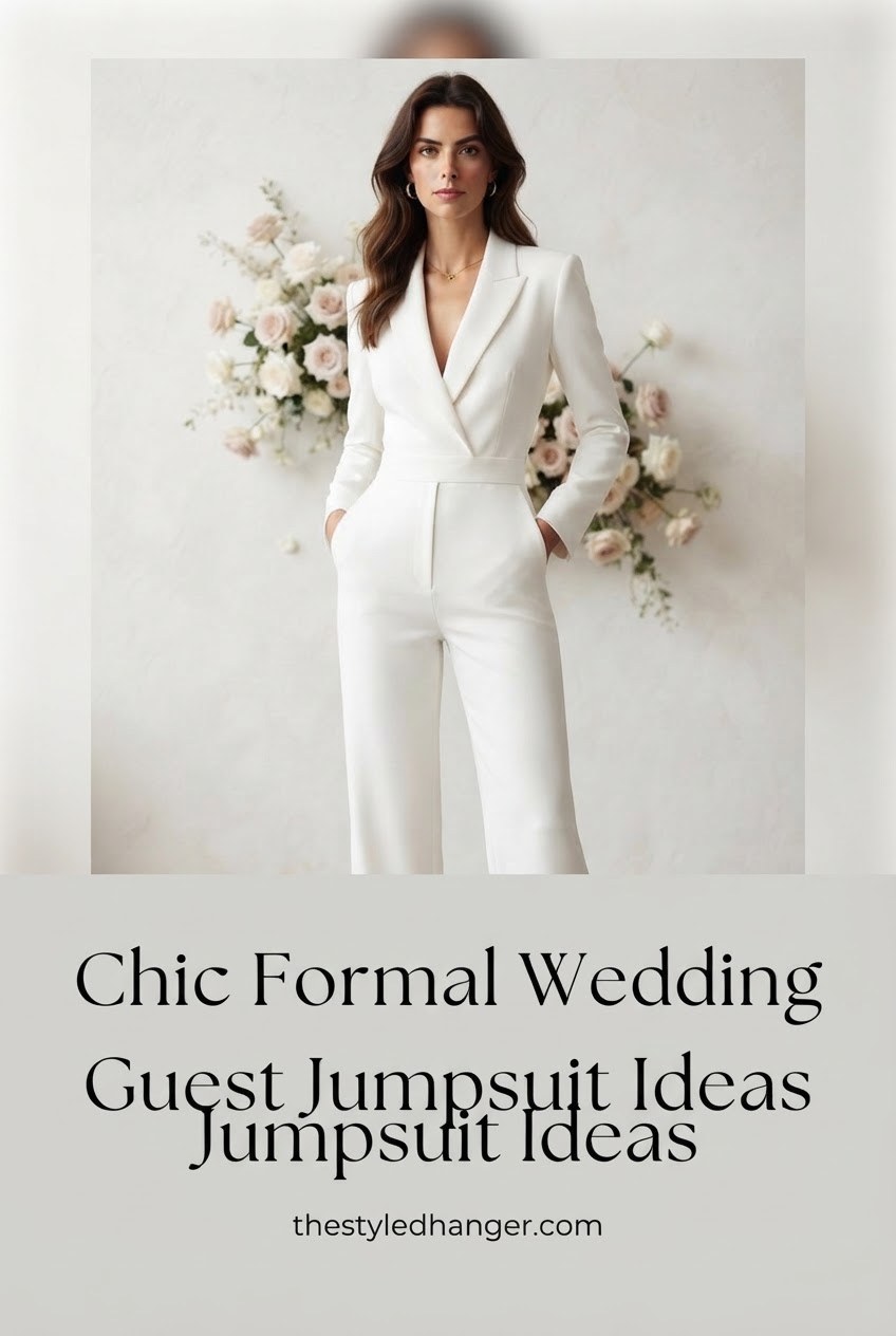 Chic Formal Wedding Guest Jumpsuit Ideas