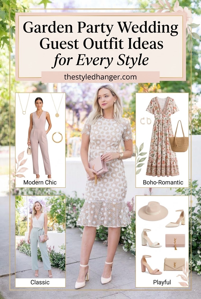 Garden Party Wedding Guest Outfit Ideas for Every Style