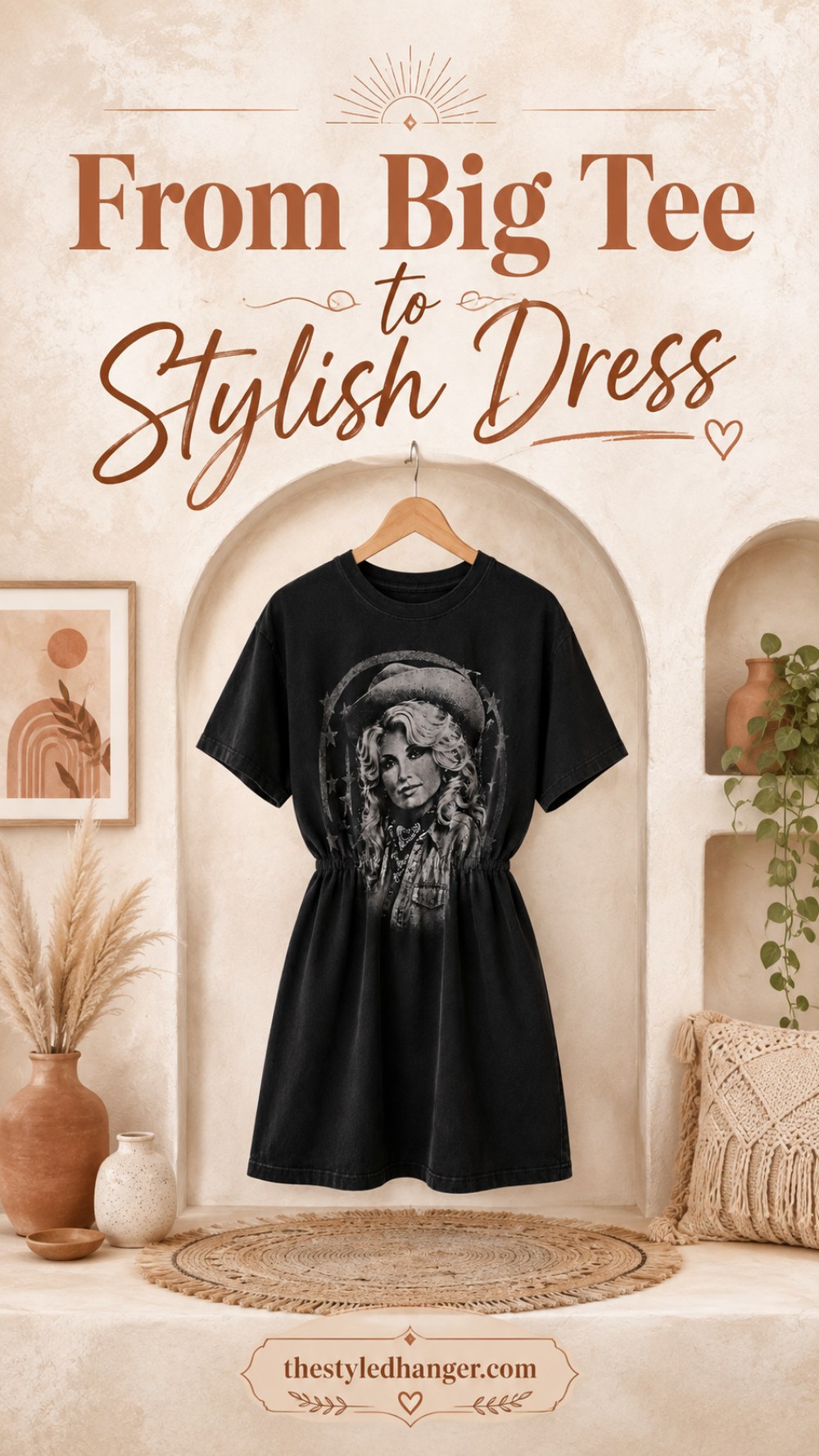 From Big Tee to Stylish Dress