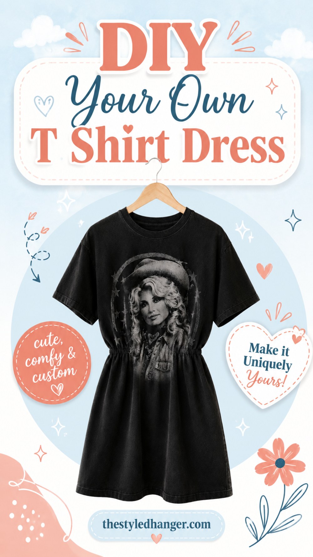 DIY Your Own T Shirt Dress