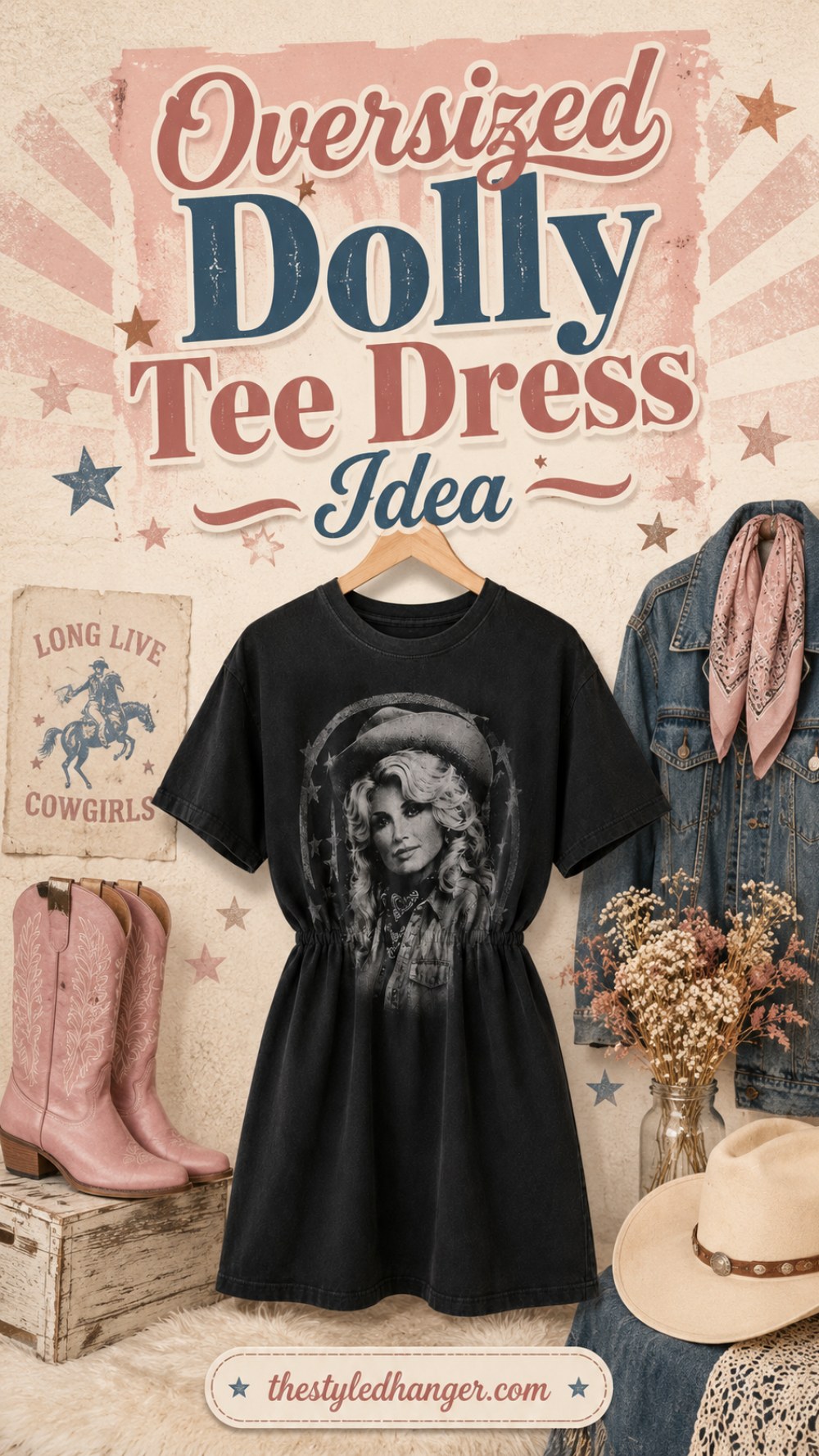 Oversized Dolly Tee Dress Idea