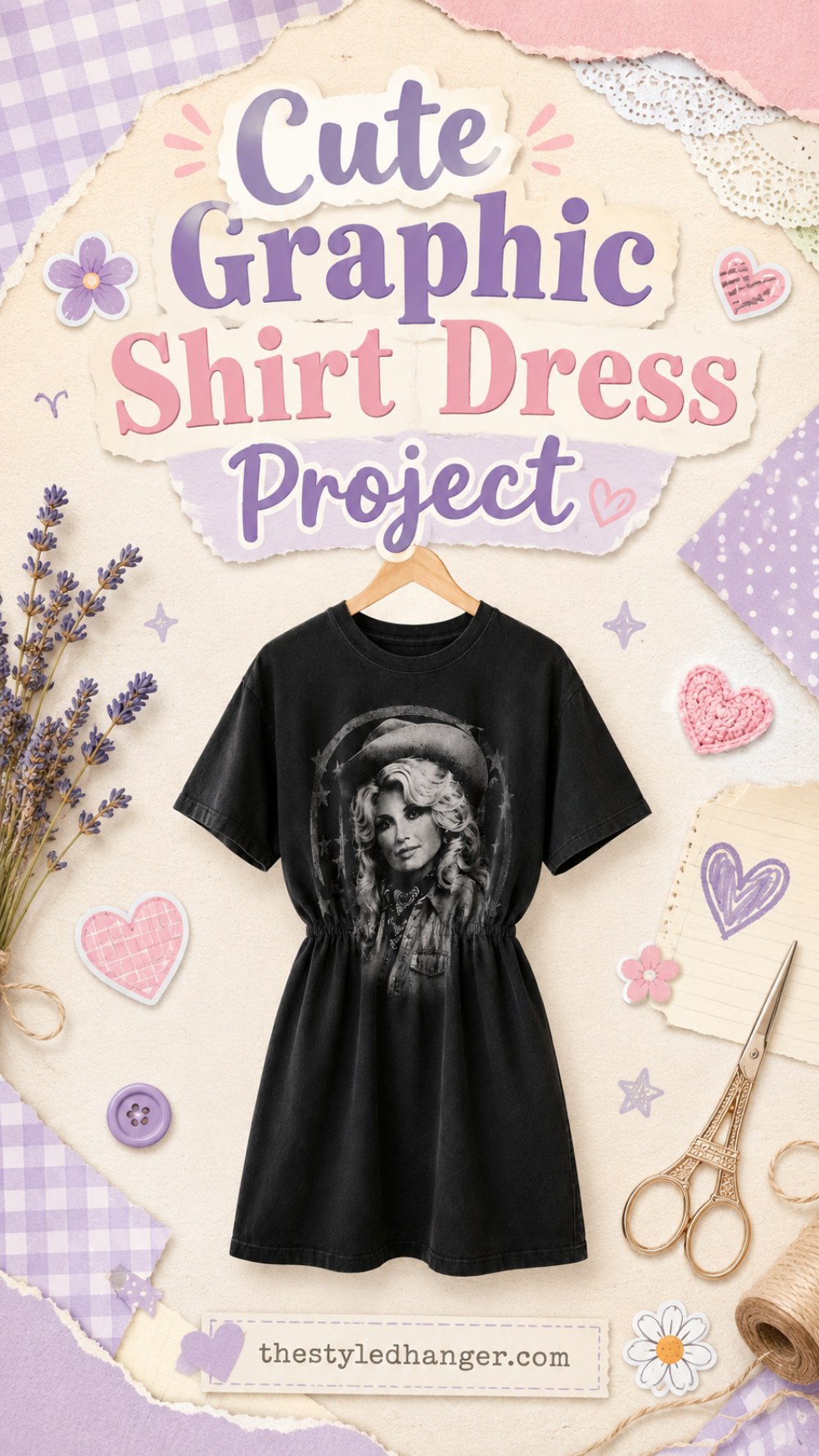 Cute Graphic Shirt Dress Project