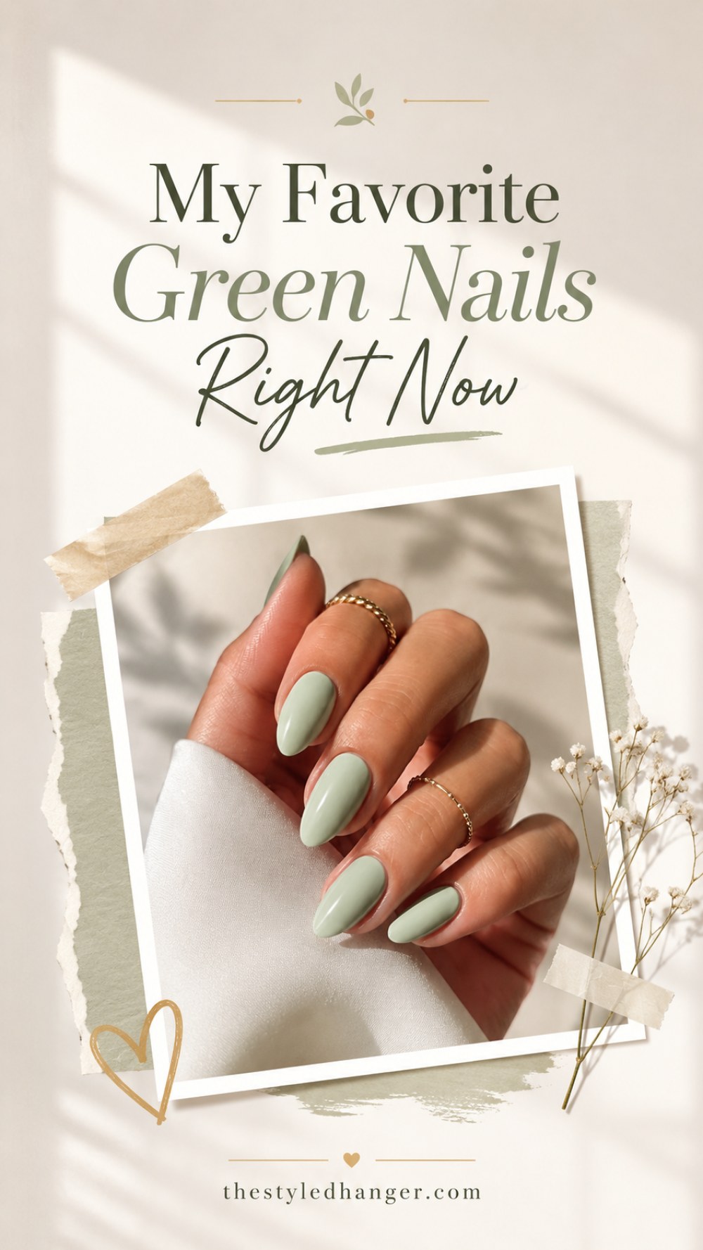My Favorite Green Nails Right Now