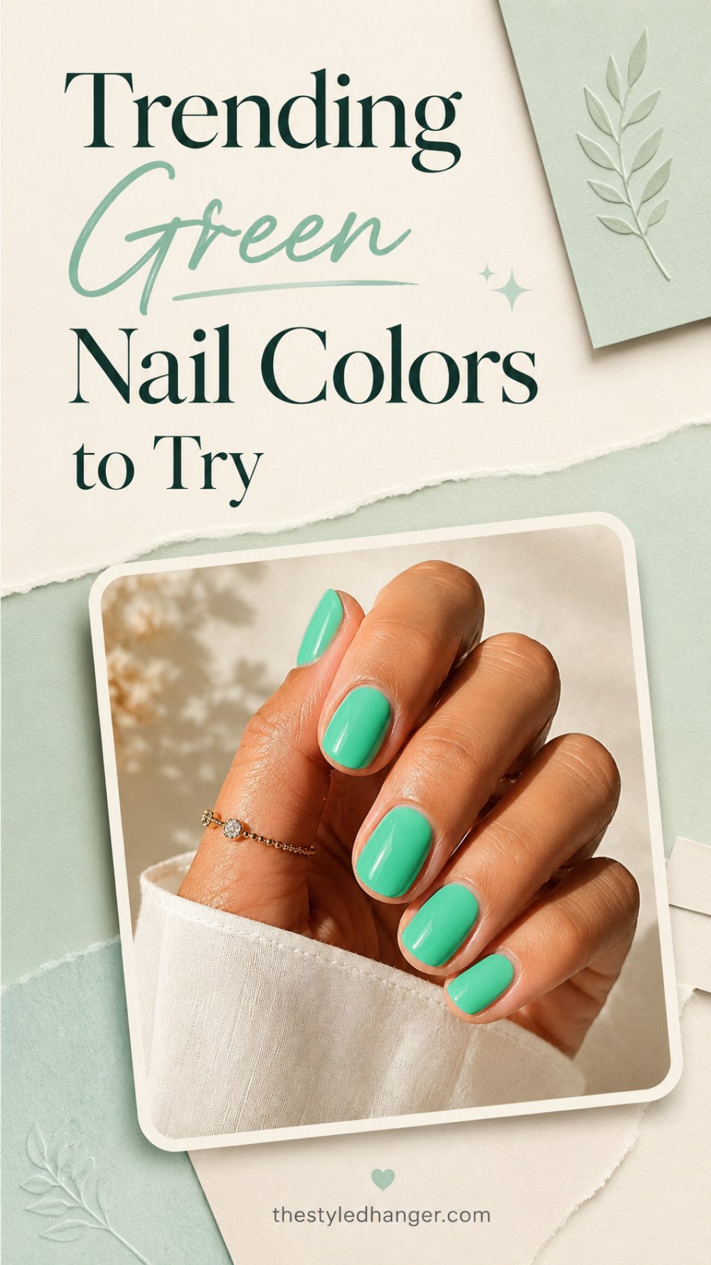 Trending Green Nail Colors to Try