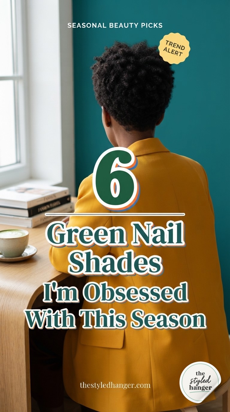6 Green Nail Shades I'm Obsessed With This Season
