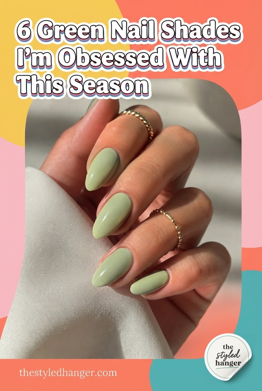 6 Green Nail Shades I'm Obsessed With This Season