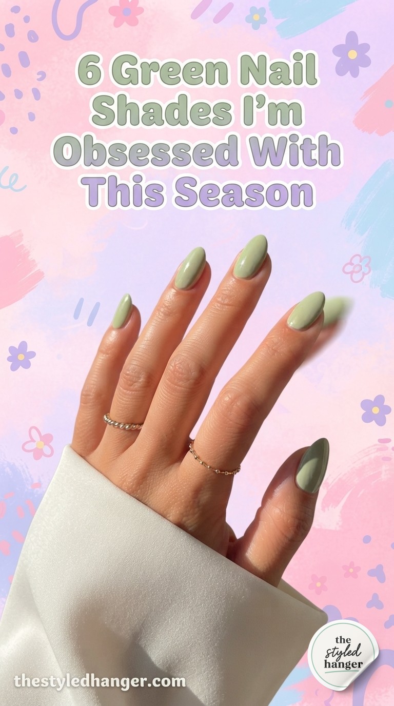 6 Green Nail Shades I'm Obsessed With This Season
