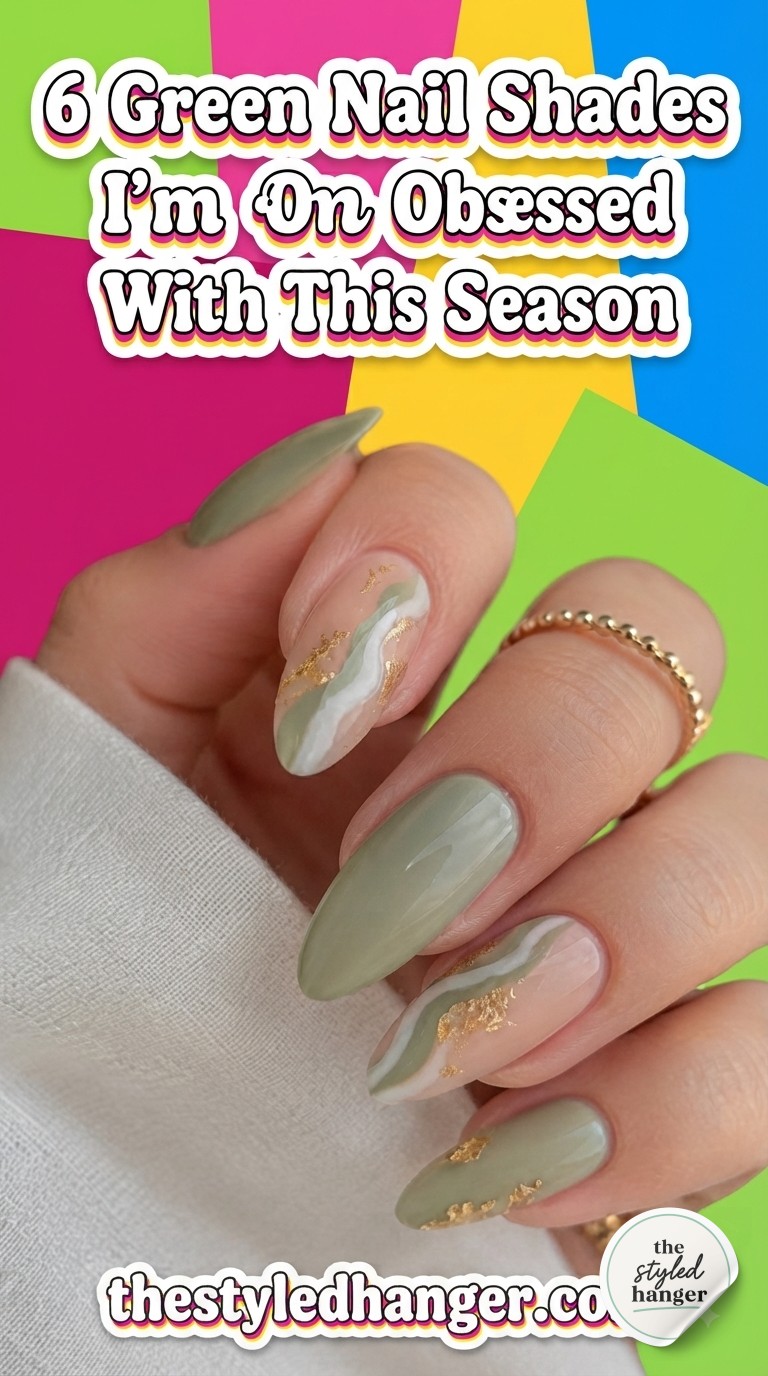 6 Green Nail Shades I'm Obsessed With This Season