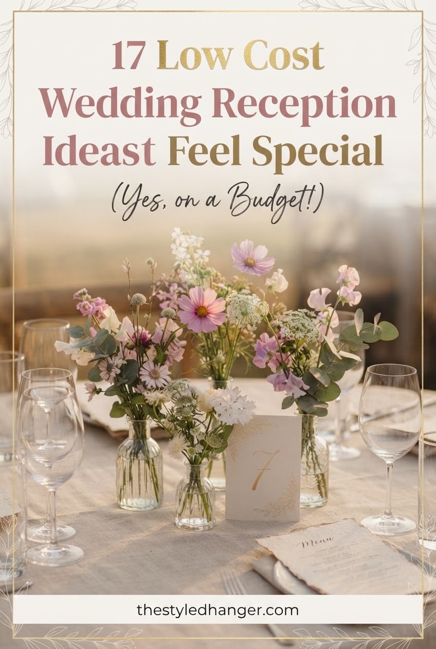 17 Low Cost Wedding Reception Ideas That Feel Special