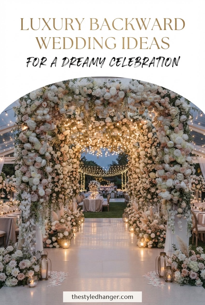 Luxury Backyard Wedding Ideas For A Dreamy Celebration