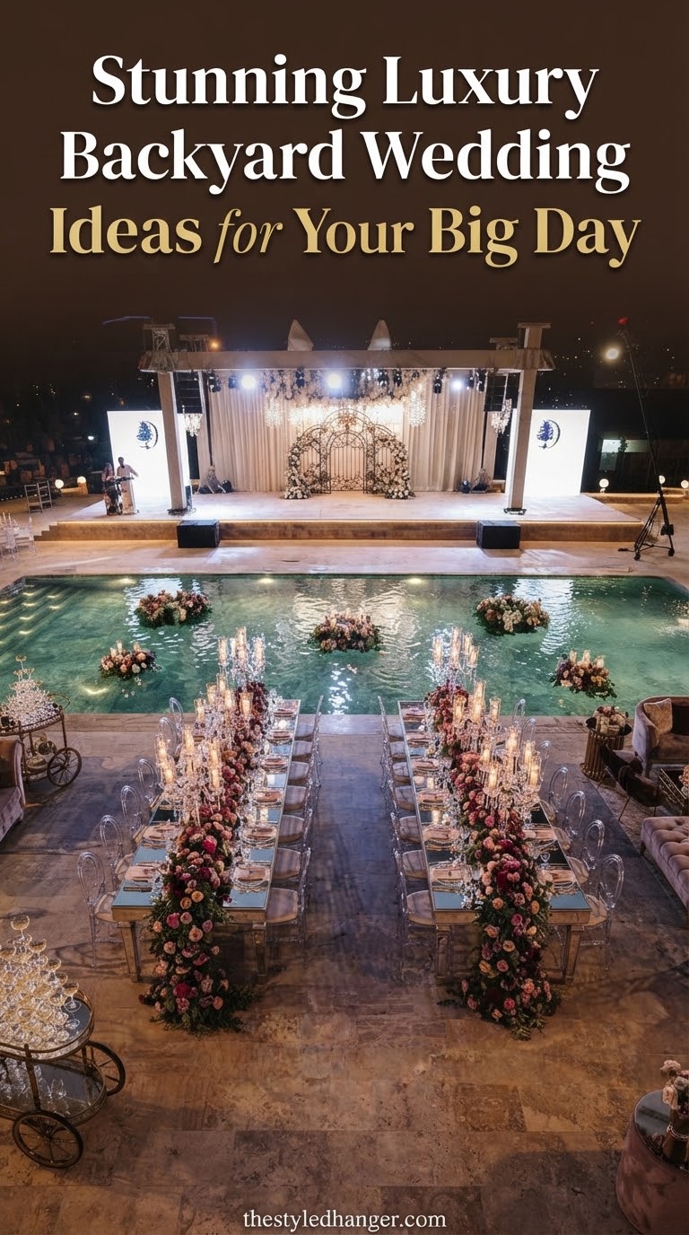 Stunning Luxury Backyard Wedding Ideas for Your Big Day