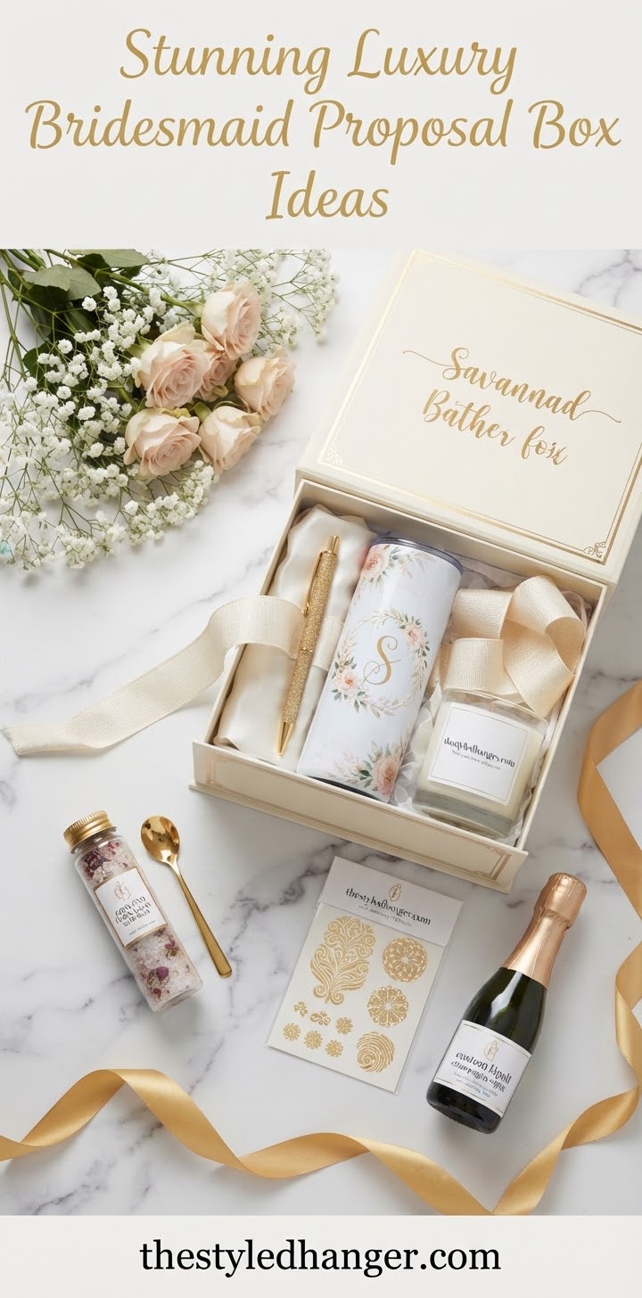 Stunning Luxury Bridesmaid Proposal Box Ideas