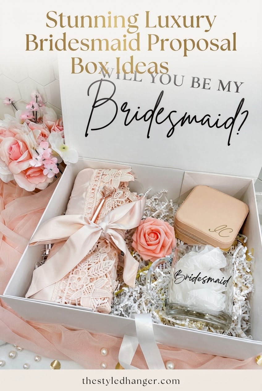 Stunning Luxury Bridesmaid Proposal Box Ideas